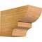 Ekena Millwork Ridgewood Rough Sawn Rafter Tail, Western Red Cedar, 6"W x 8"H x 12"L RFT06X08X12RID00RWR - alternate 1